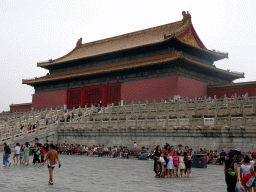 Back side of the Hall of Preserving Harmony at the Forbidden City