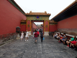 Gate and alley at the northwest side of the Forbidden City