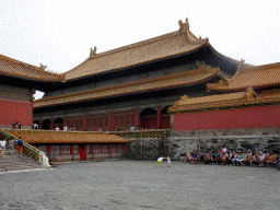 Northwest side of the Hall of Supreme Harmony at the Forbidden City