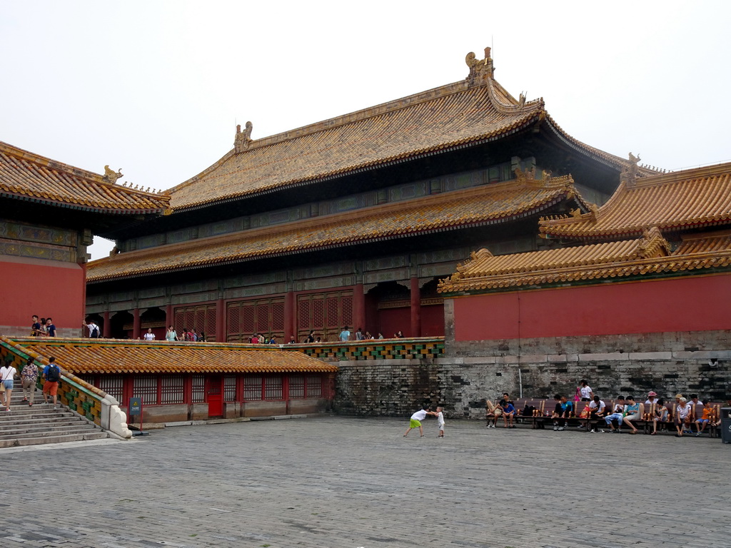 Northwest side of the Hall of Supreme Harmony at the Forbidden City