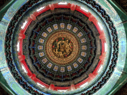 Ceiling of the Pavilion of One Thousand Autumns at the Imperial Garden of the Forbidden City