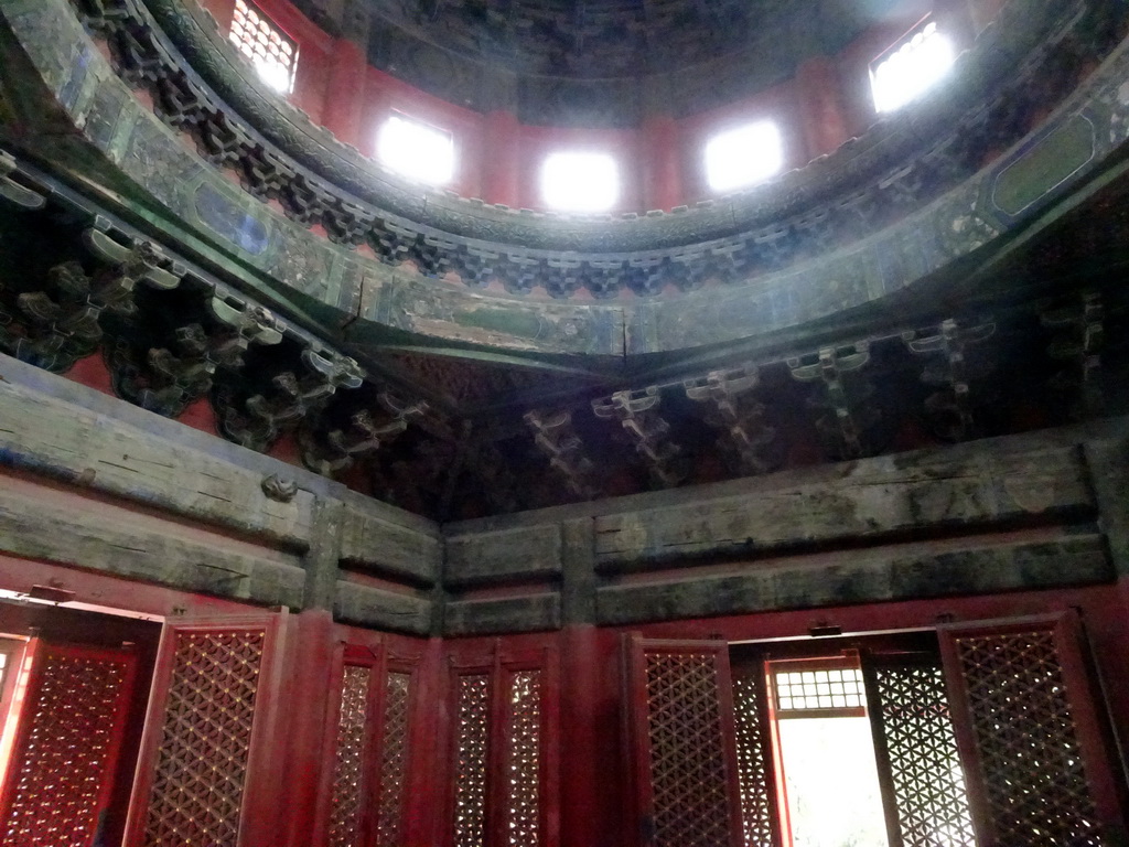 Interior of the Pavilion of One Thousand Autumns at the Imperial Garden of the Forbidden City