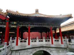 Bridge next to the Pavilion of Auspicious Clarity at the Imperial Garden of the Forbidden City