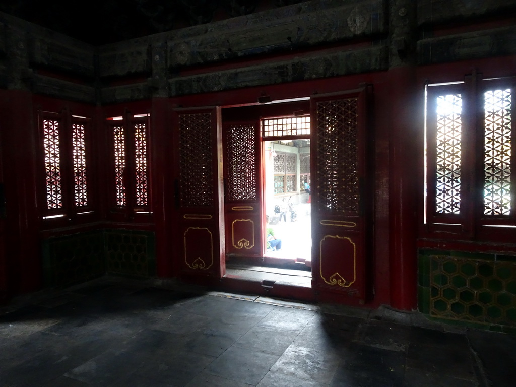 Interior of the Pavilion of Myriad Springs at the Imperial Garden of the Forbidden City