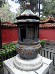 Incense burner at the Palace of Imperial Peace at the Imperial Garden of the Forbidden City