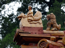 Statuette on the roof of a gate at the northeast side of the Forbidden City