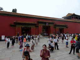 The north side of the Gate of Loyal Obedience at the back side of the Imperial Garden of the Forbidden City