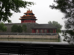 The Moat and the northwest Corner Tower of the Forbidden City