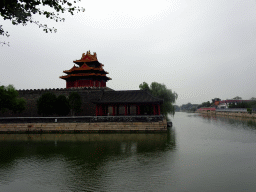 The Moat and the northwest Corner Tower of the Forbidden City