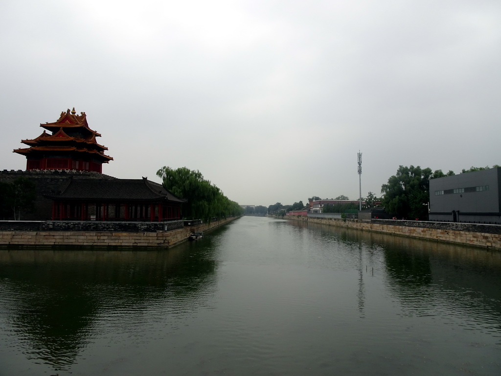 The Moat and the northwest Corner Tower of the Forbidden City