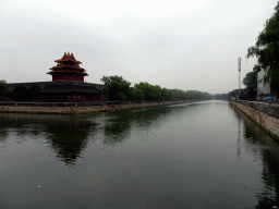 The Moat and the northwest Corner Tower of the Forbidden City