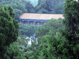Lower part of the Jade Flower Island at Beihai Park, viewed from a tower at the Zheng Jue Hall