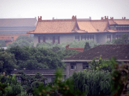 The Forbidden City, viewed from a tower at the Zheng Jue Hall at the Jade Flower Island at Beihai Park