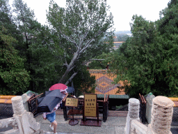 Staircase from the White Pagoda to the Pu`an Hall at the Jade Flower Island at Beihai Park