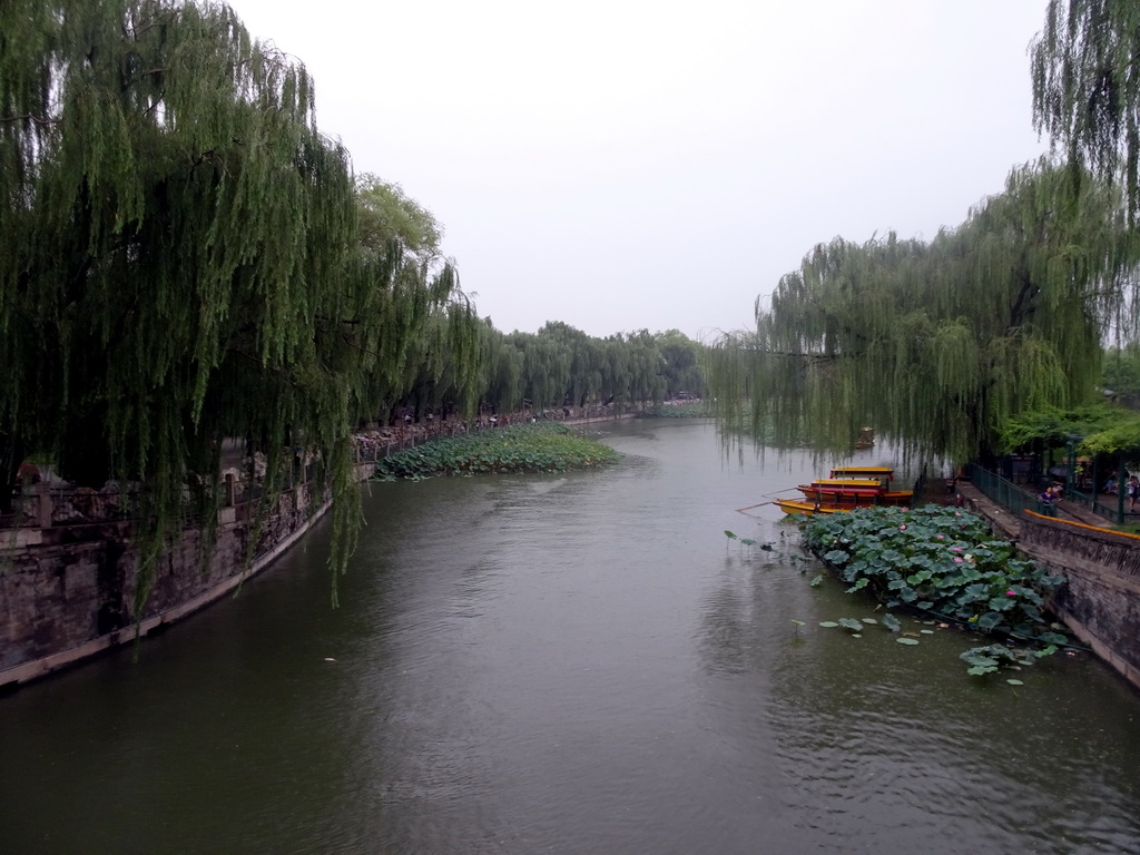 Southeast side of the Beihai Sea at Beihai Park, viewed from the Doushan Bridge