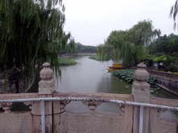 The Doushan Bridge at Beihai Park, with a view on the southeast side of the Beihai Sea