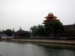 The Moat and the northeast Corner Tower of the Forbidden City