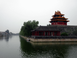 The Moat and the northeast Corner Tower of the Forbidden City