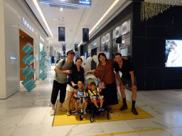 Tim, Miaomiao, Max and Miaomiao`s family with Nijntje statues at the Intime Lotte department store