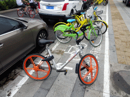 Public rental bicycles at Dongsi West Street