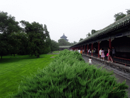 The Long Corridor and the east side of the Hall of Prayer for Good Harvests at the Temple of Heaven