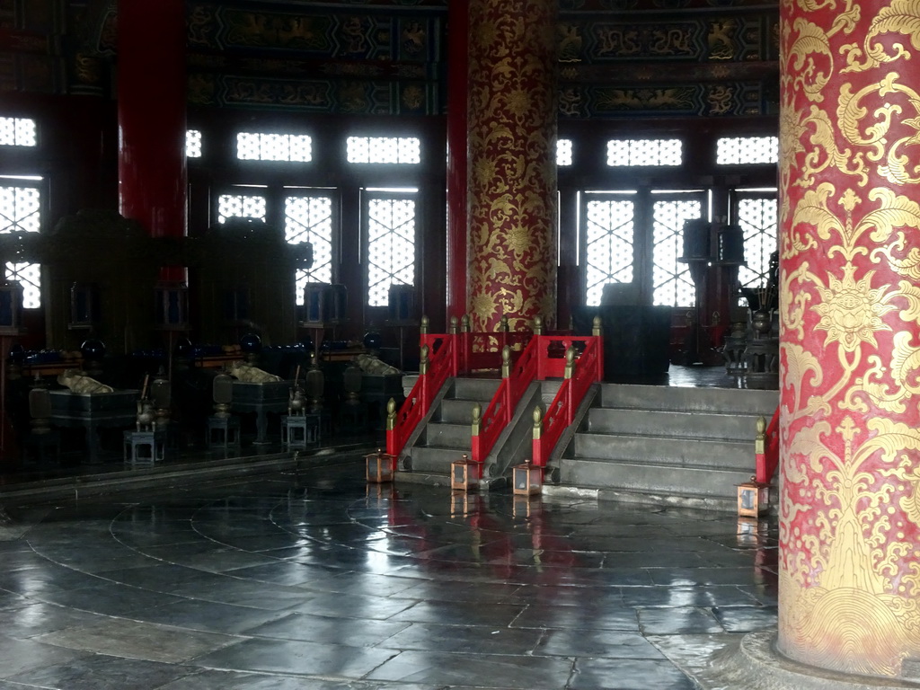 Interior of the Hall of Prayer for Good Harvests at the Temple of Heaven