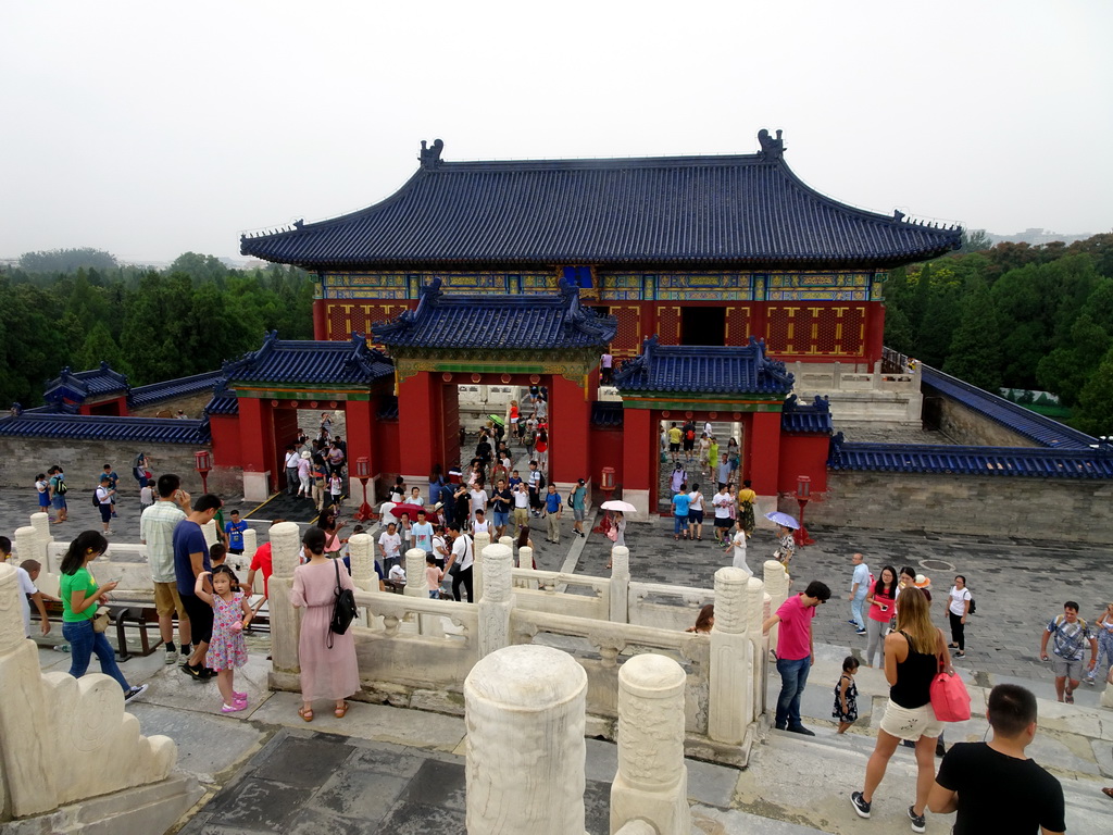 The Imperial Hall of Heaven at the Temple of Heaven, viewed from the Hall of Prayer for Good Harvests