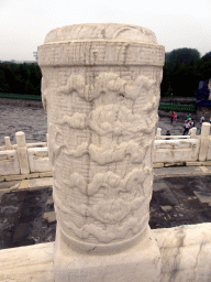 Column with relief just outside the Hall of Prayer for Good Harvests at the Temple of Heaven