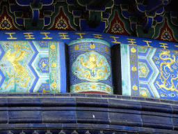 Decorations on the outer wall of the Hall of Prayer for Good Harvests at the Temple of Heaven