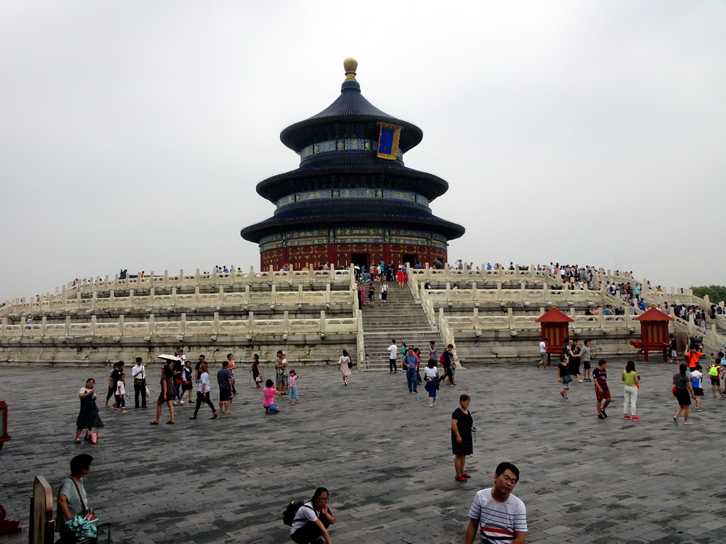 Southwest side of the Hall of Prayer for Good Harvests at the Temple of Heaven