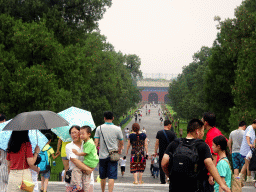 Road to the east side of the Temple of Heaven, viewed from the Vermilion Steps Bridge