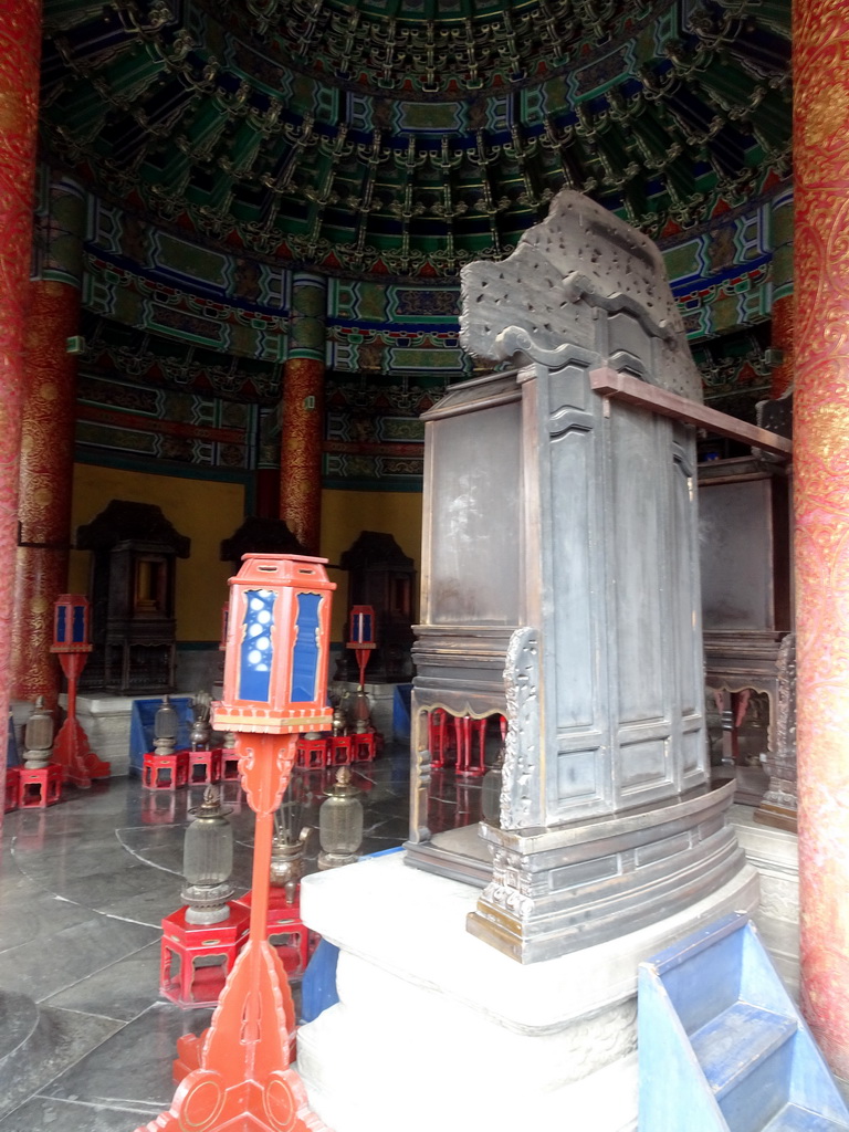 Interior of the Imperial Vault of Heaven at the Temple of Heaven