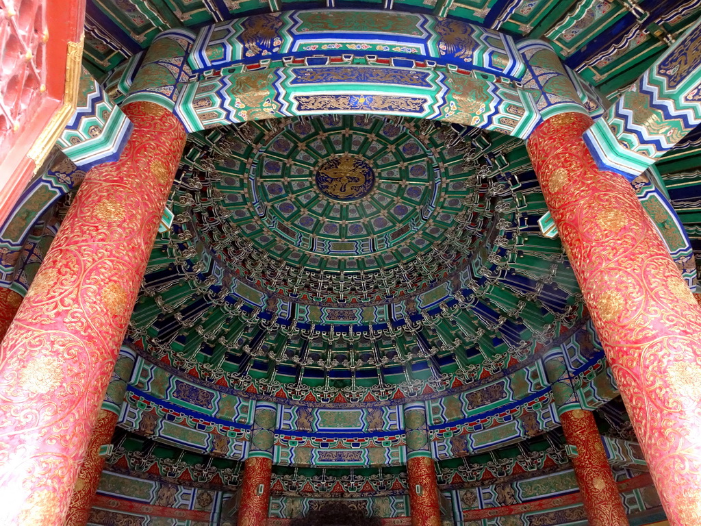 Ceiling of the dome of the Imperial Vault of Heaven at the Temple of Heaven