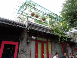 Roof terrace on a house at Dashibei Hutong