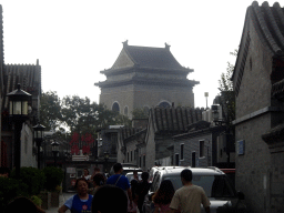 Xiaoshibei Hutong and the southwest side of the Beijing Bell Tower
