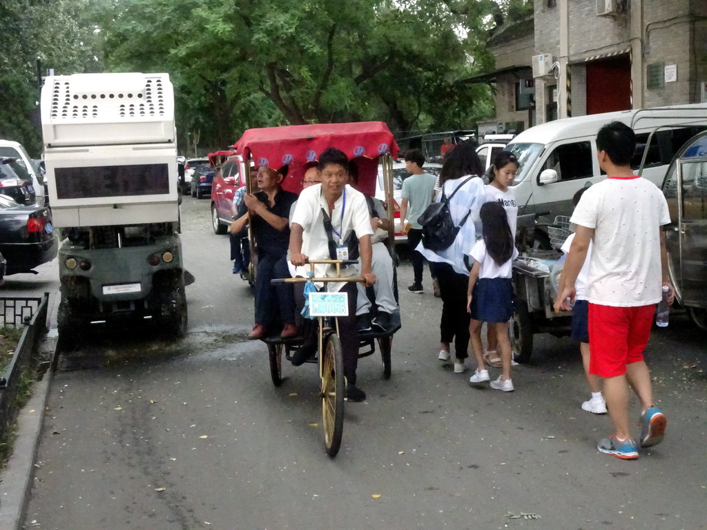 Rickshaw at the Houhai Nanyan street