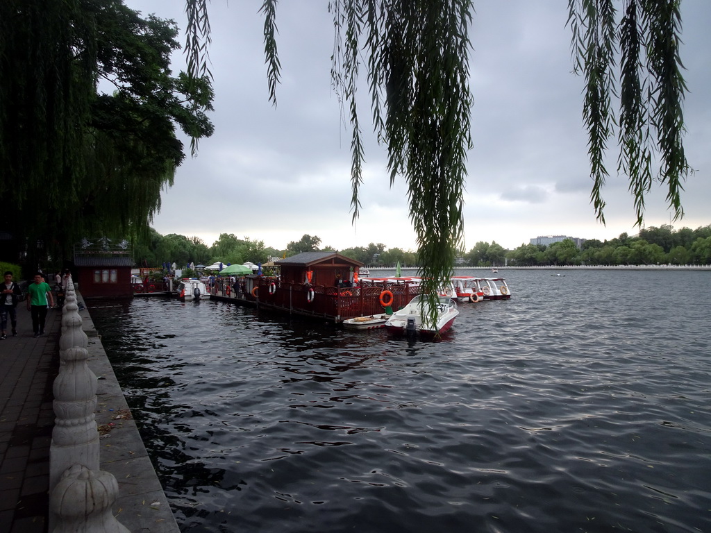 The Gourmet Island restaurant at Houhai Lake, viewed from the Houhai Nanyan street