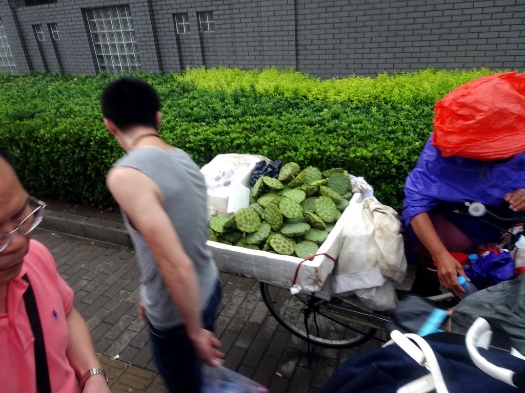 Fruit salesman at Dianmen West Street