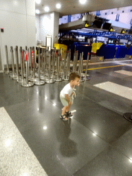 Max at the Departures Hall of Beijing Capital International Airport