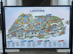 Map of the Land of Legends theme park