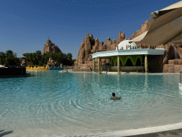 The Activity Pool and the La Plancha Bar at the Aqua Land area of the Land of Legends theme park