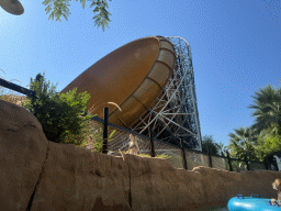 The Magicone attraction at the Aqua Land area of the Land of Legends theme park, viewed from a tube at the Wild River attraction
