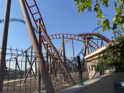 The Family Coaster and Hyper Coaster attractions at the Adventure Land area of the Land of Legends theme park