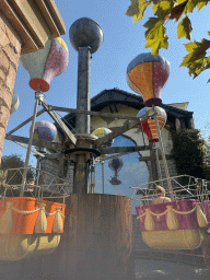 The Air Balloon Race attraction at the Adventure Land area of the Land of Legends theme park