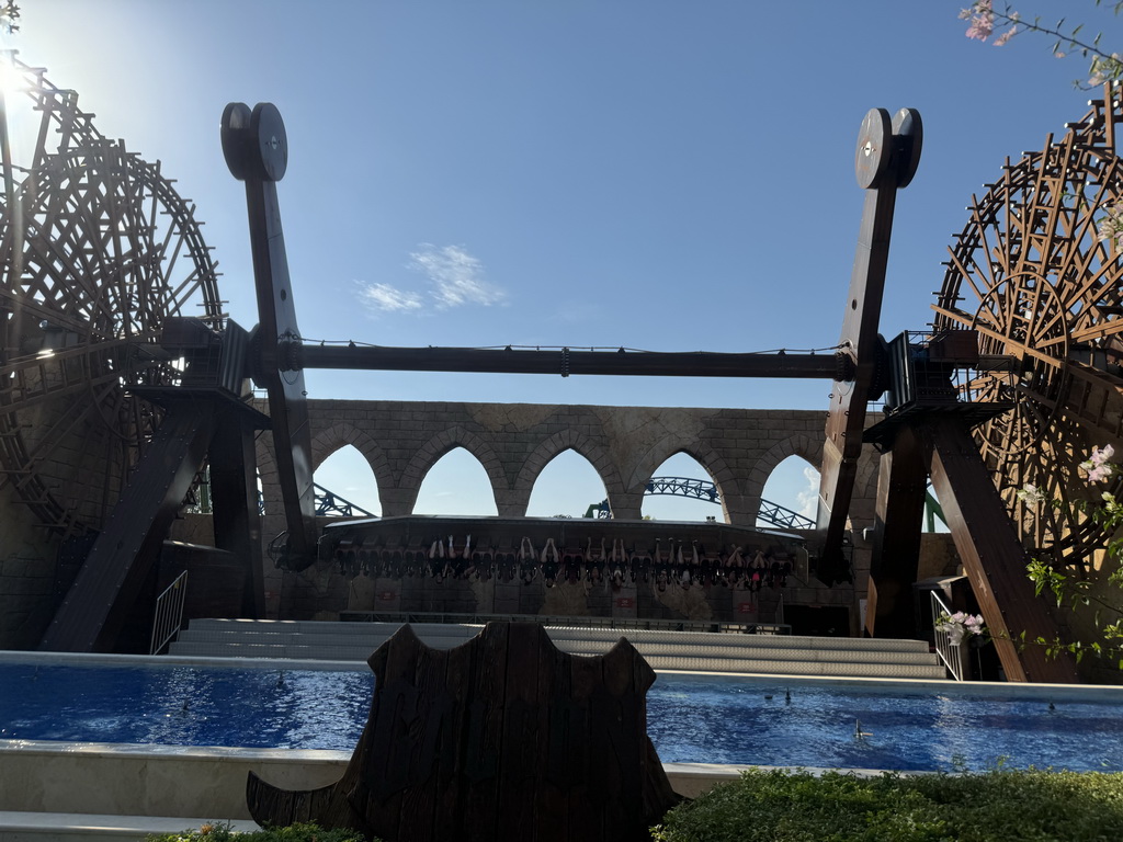 The Galeon attraction at the Adventure Land area of the Land of Legends theme park