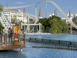 The Typhoon Coaster attraction at the Adventure Land area of the Land of Legends theme park