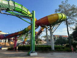 The Turtle Coaster attraction at the Aqua Land area of the Land of Legends theme park