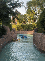 The Wild River attraction at the Aqua Land area of the Land of Legends theme park