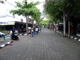 The Jalan Tanah Lot souvenir street
