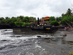 Small temple near the Pura Luhur Penataran temple, viewed from the shore